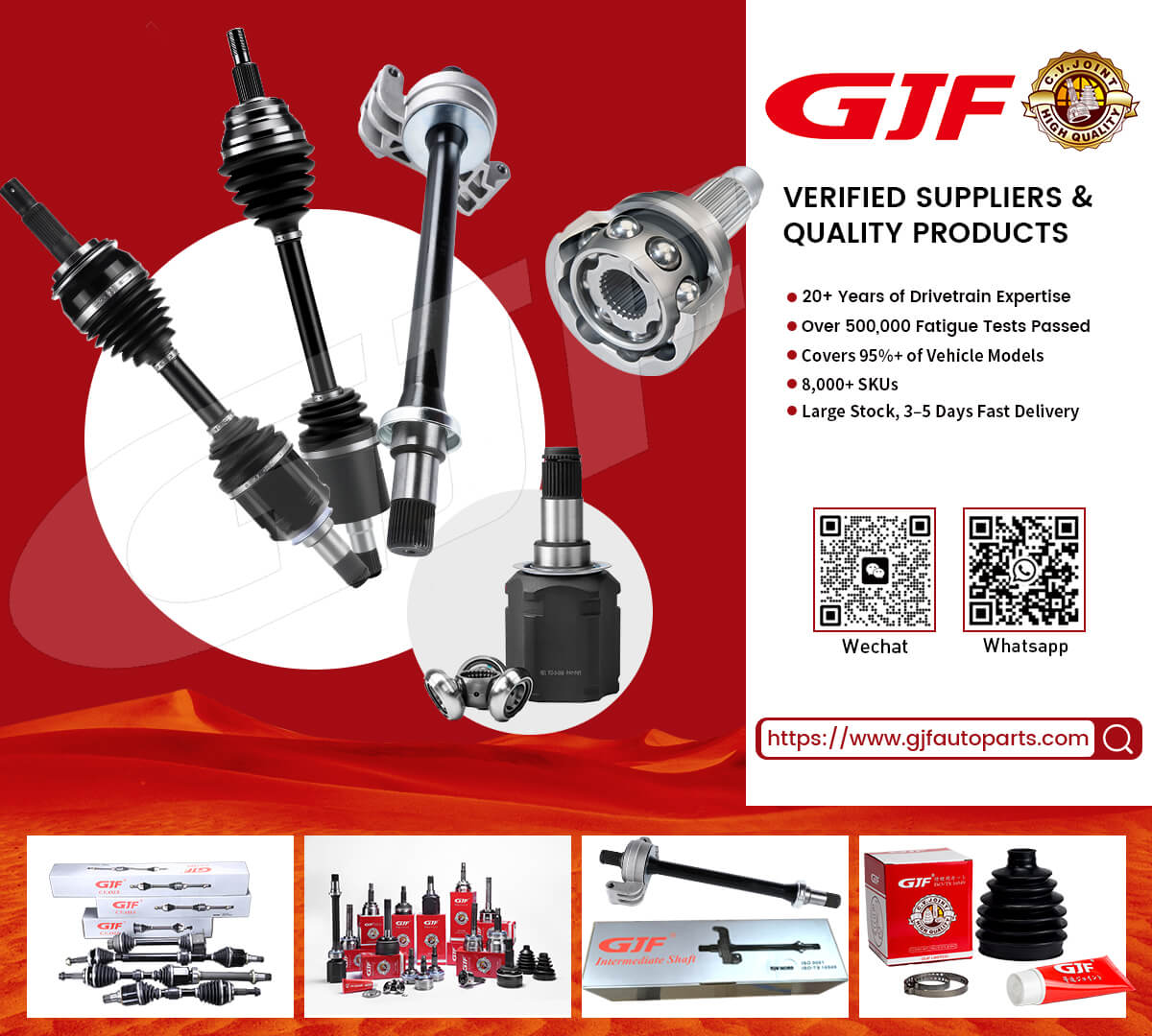 44500-T6P-H50 Axle Intermediate Shaft For Honda Crider CRV