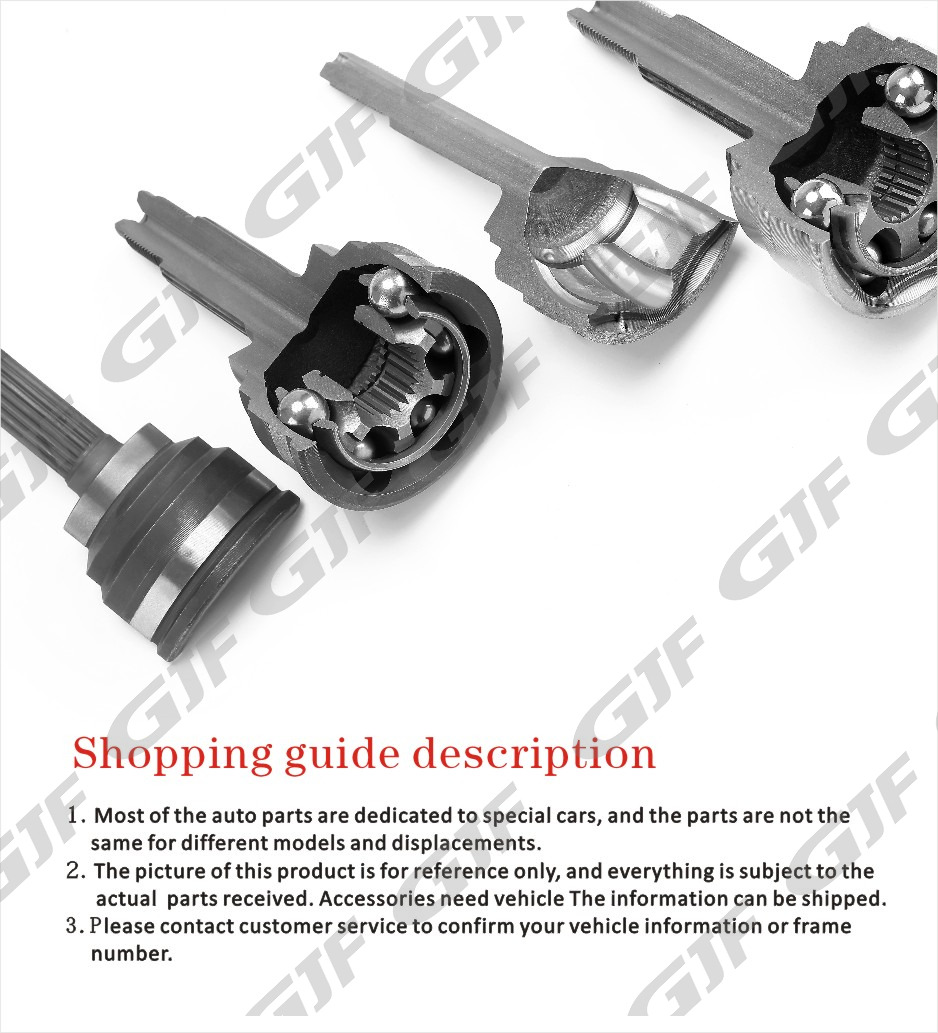 Spare Parts Outer CV Joint For BYD F3 G3 L3 BY-1-007A